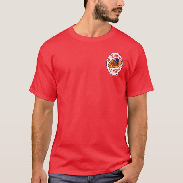 T-shirt Escadron de chasse 36 (chemise foncée) (Devant)