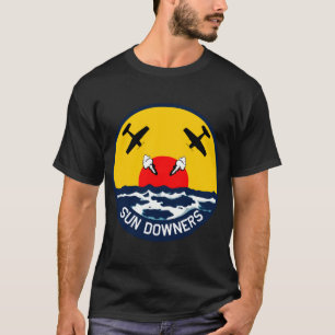 T-shirt Escadron de chasse USN VF111 Sundowners Clean Styl