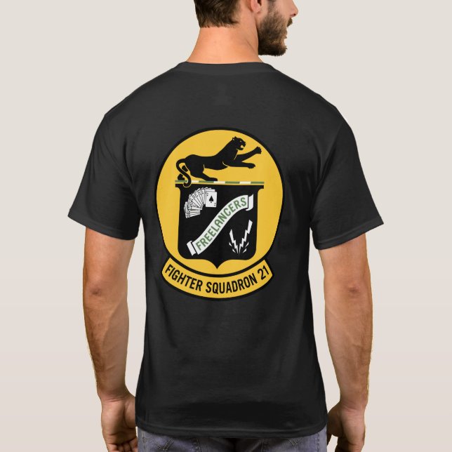 T-shirt Escadron de chasse Vingt et un VF-21 (Dos)