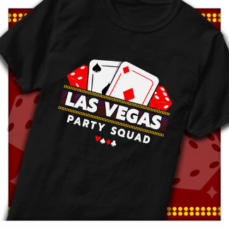 T-shirt Escadron de fête Vegas Voyage Las Vegas Squad Las 