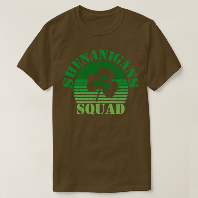 T-shirt Escadron de shenanigans 1 (Design devant)