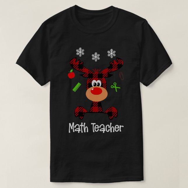 T-shirt Escadron des enseignants de maths Escouade des ren (Design devant)