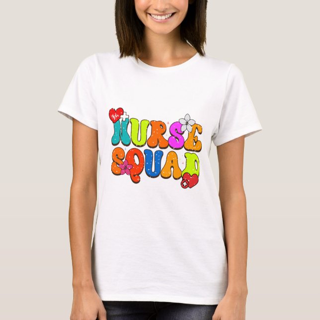 T-shirt Escadron des infirmières (Devant)