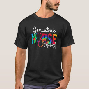 T-shirt Escadron des infirmières gériatriques Watercol Lov