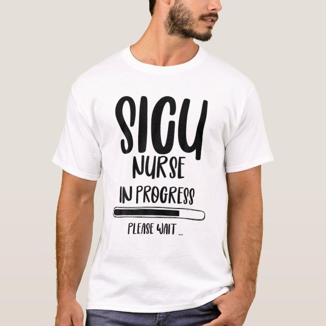 T-shirt Escadron d'infirmières du SICU Infirmières de l'IC (Devant)