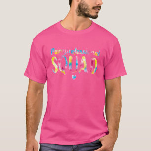 T-shirt Escadron Paraprofessionnel Tie Dye Para Pro Profes