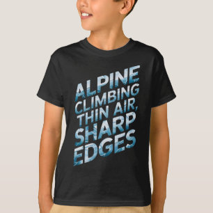 T-shirt Escalade alpine Air raréfié Arêtes vives