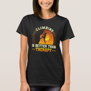 T-shirt Escalade Alpiniste Bloc Sauver La Cara