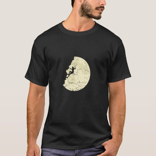 T-shirt Escalade au clair de lune (Devant)