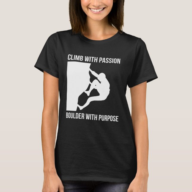T-shirt Escalade Avec Voleur De Passion Avec But (Devant)