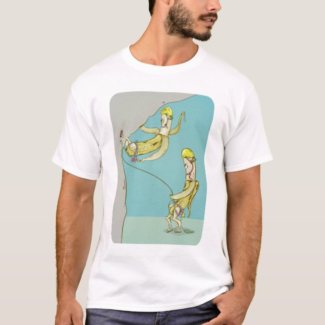 T-shirt Escalade Banana Belay Rock (Devant)