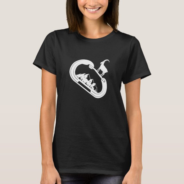 T-shirt Escalade, Bloc, Escalade de Roche, Grimpeurs Monta (Devant)