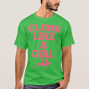 T-shirt Escalade Bouldering Climber Climber