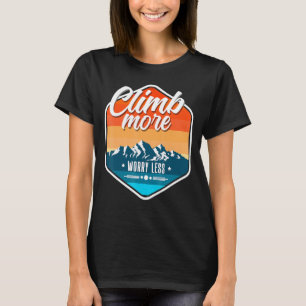 T-shirt Escalade Bouldering Climber Mountain Climber Rock