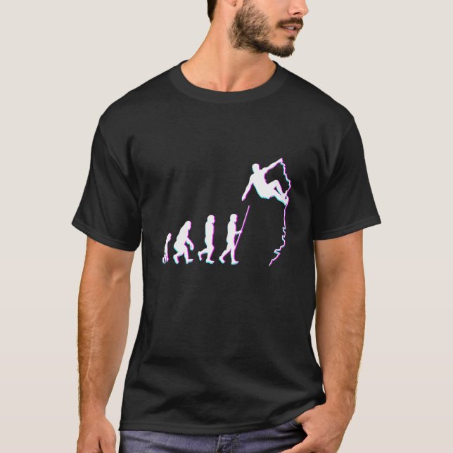 T-shirt Escalade Bouldering Motif dire Climber Escalade (Devant)