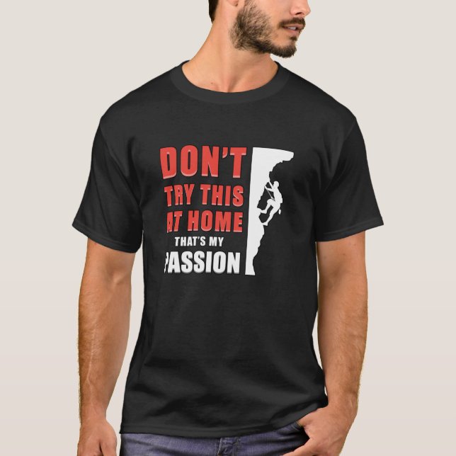 T-shirt Escalade Climber Rock Mountains Climat Cadeau Idée (Devant)