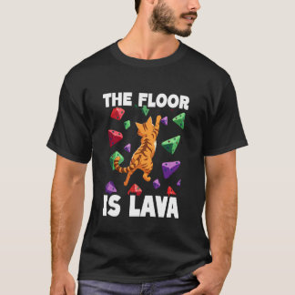 T-shirt Escalade de bloc et escalade en salle, grimpeur et