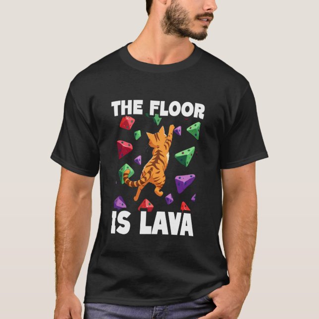 T-shirt Escalade de bloc et escalade sur rocher en salle,  (Devant)
