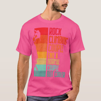 T-shirt Escalade de Couple Rock Belay Couple Rock Escalade
