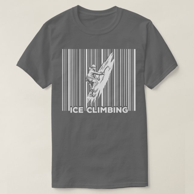 T-shirt Escalade de glace Hiver AlpinismeEscalade de glace (Design devant)
