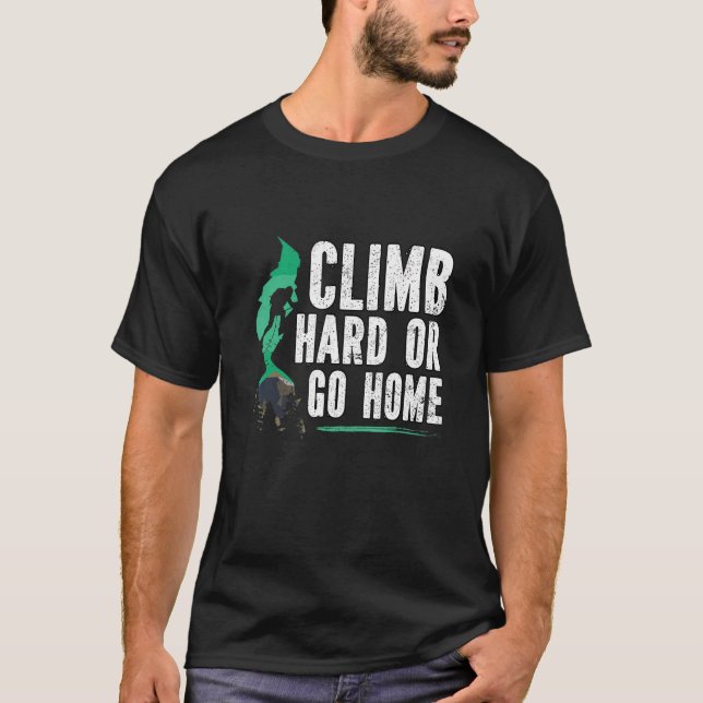 T-shirt Escalade de la montagne Bouldering (Devant)