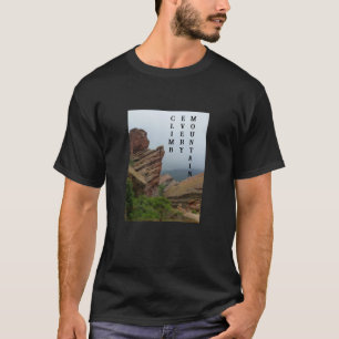 T-shirt Escalade de la montagne pittoresque "Red Rocks",