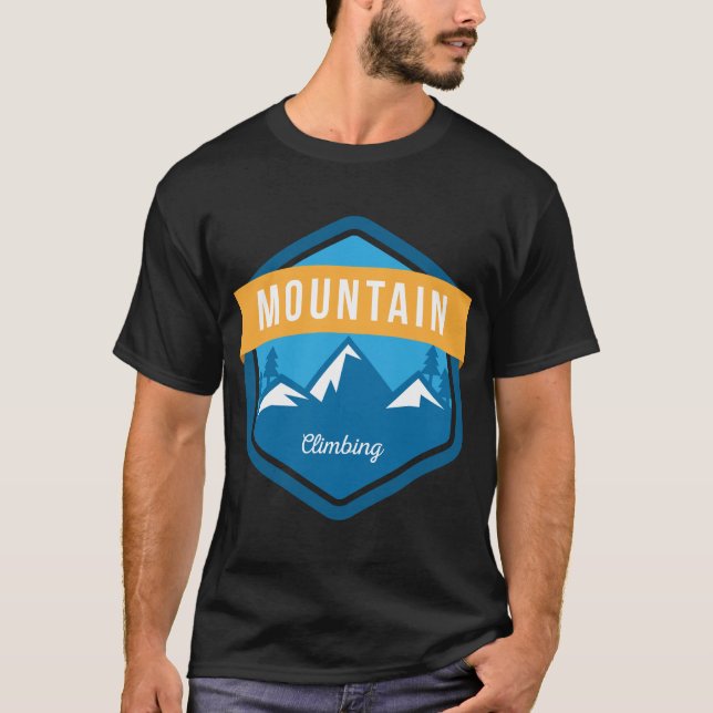 T-shirt Escalade de montagne (Devant)