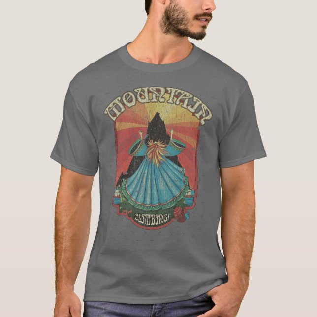T-shirt Escalade de montagne famille 1970 (Devant)