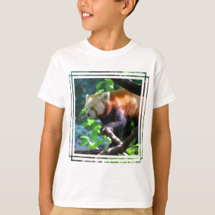 T-shirt Escalade de panda rouge