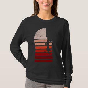 T-shirt Escalade de roche Retro Escalade de chat Hommes Fe