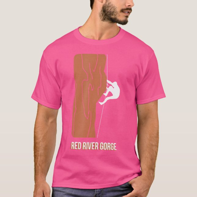 T-shirt Escalade de rochers de Red River Gorge (Devant)