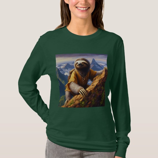 T-shirt Escalade de Sloth Mountain (Devant)