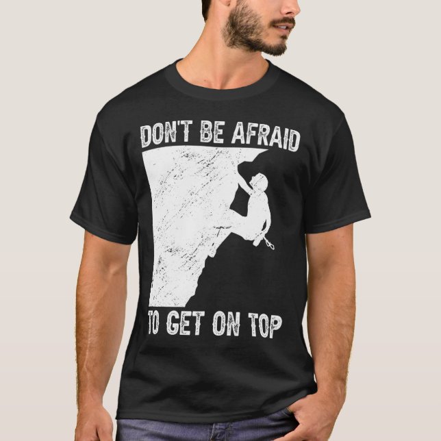 T-shirt Escalade drôle de bloc de rocher  (Devant)