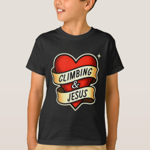 T-shirt Escalade et Jésus-chrétien 