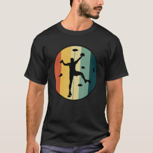 T-shirt Escalade graphique rétro Bouldering Rock Climber M