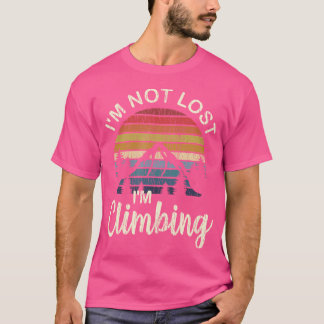 T-shirt Escalade Grimpeur de Montagne En Train de Grimper