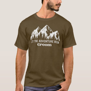 T-shirt Escalade Grimpeur Que L'Aventure Commence Groo