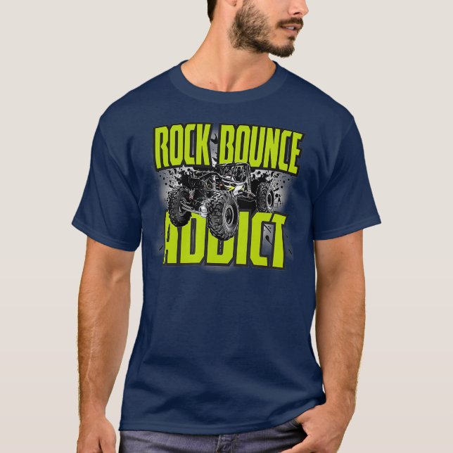 T-shirt escalade hors route de rc rock bouncer hill (Devant)