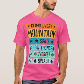 T-shirt Escalade Mont Everest Chemise Splash Mountain Chem