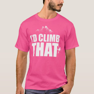 T-shirt Escalade Montagne Chemises Rock Escalade Je Monter