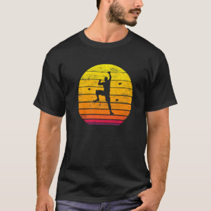 T-shirt Escalade murale Coucher de soleil Escalade Rock Es