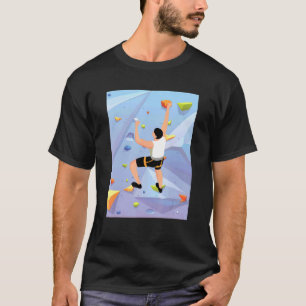T-shirt Escalade murale intérieure Escaladeurs de roche Ac