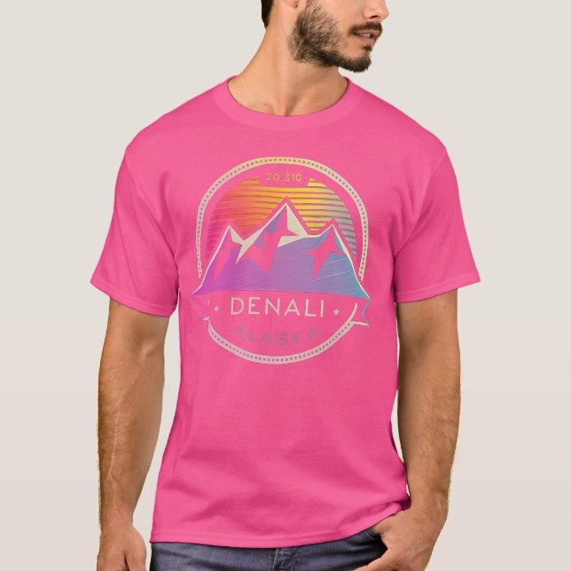 T-shirt Escalade nationale du mont Denali Alaska (Devant)