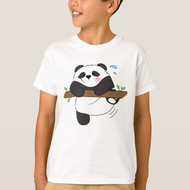 T-shirt Escalade Panda double face arrière (Devant)