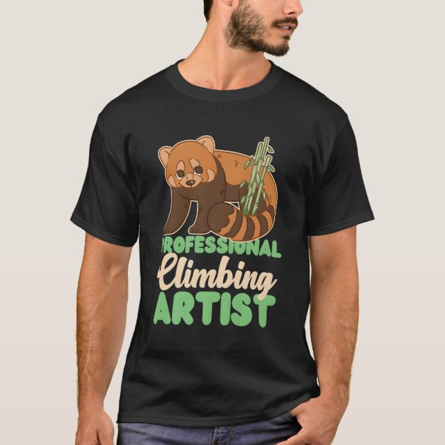 T-shirt Escalade professionnelle Red Panda (Devant)