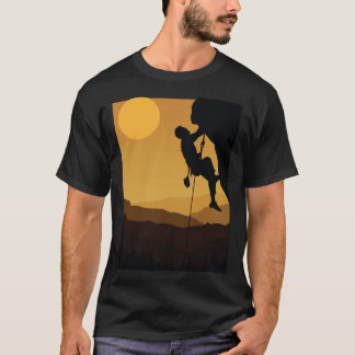 T-shirt Escalade Rétro Bouldering 80s Roche de Montagne C