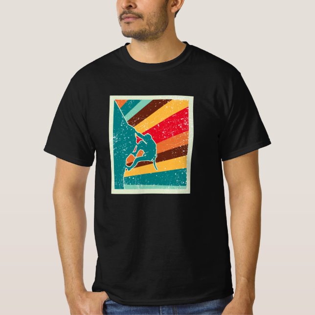 T-shirt Escalade Rétro Vintage (Devant)