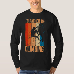 T-shirt Escalade rétro Vintage Bouldering Rock Climber Mou
