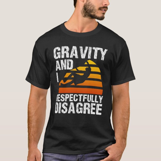 T-shirt Escalade rocheuse Bouldering Gravité alpiniste (Devant)