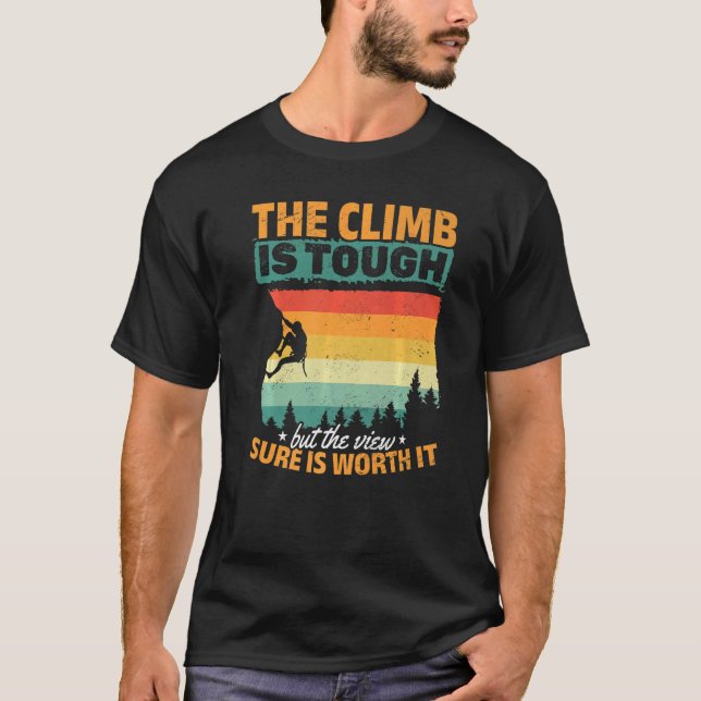 T-shirt Escalade Rocheuse L'Escalade Est Difficile (Devant)